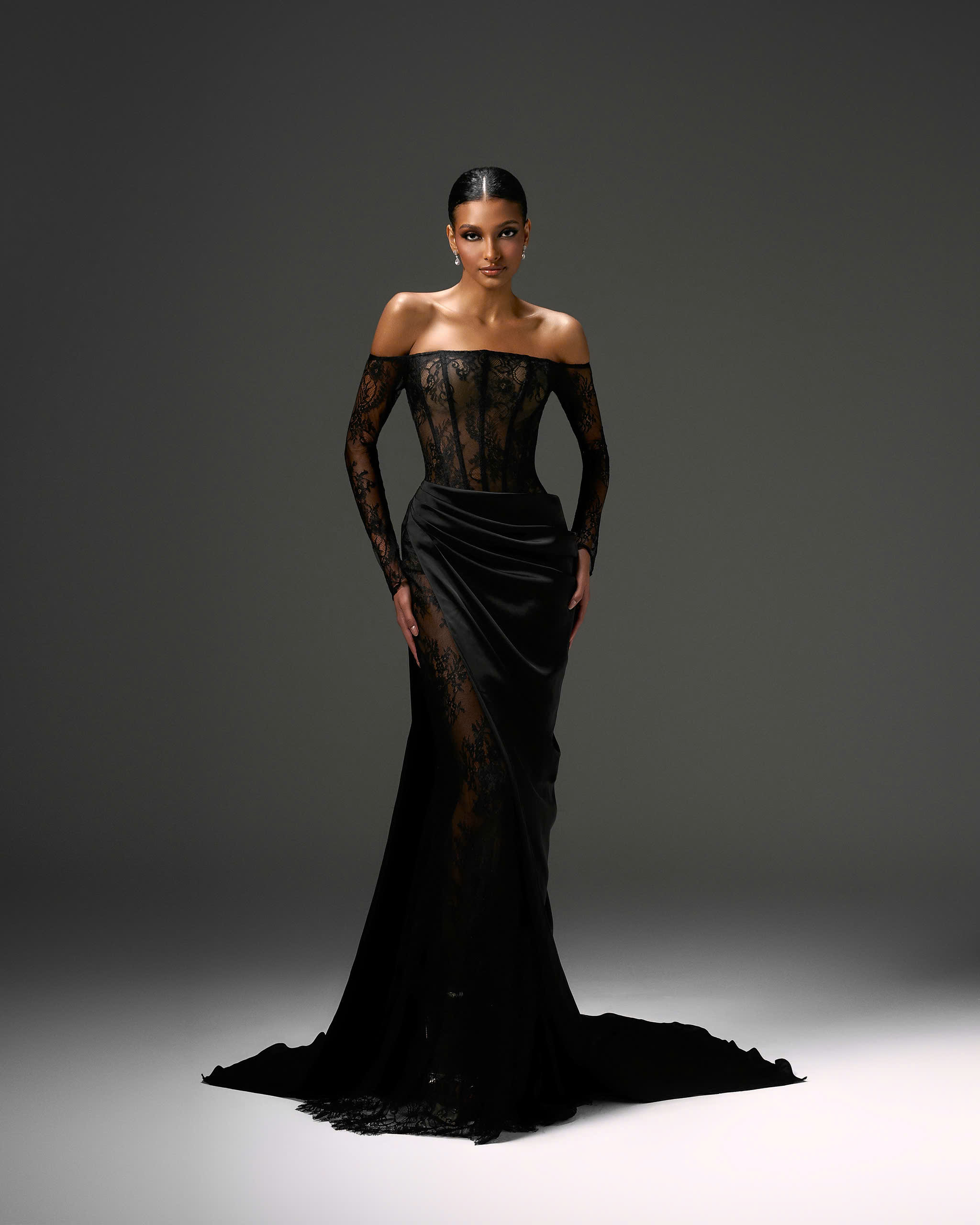 Crystal Halter Mermaid Gown