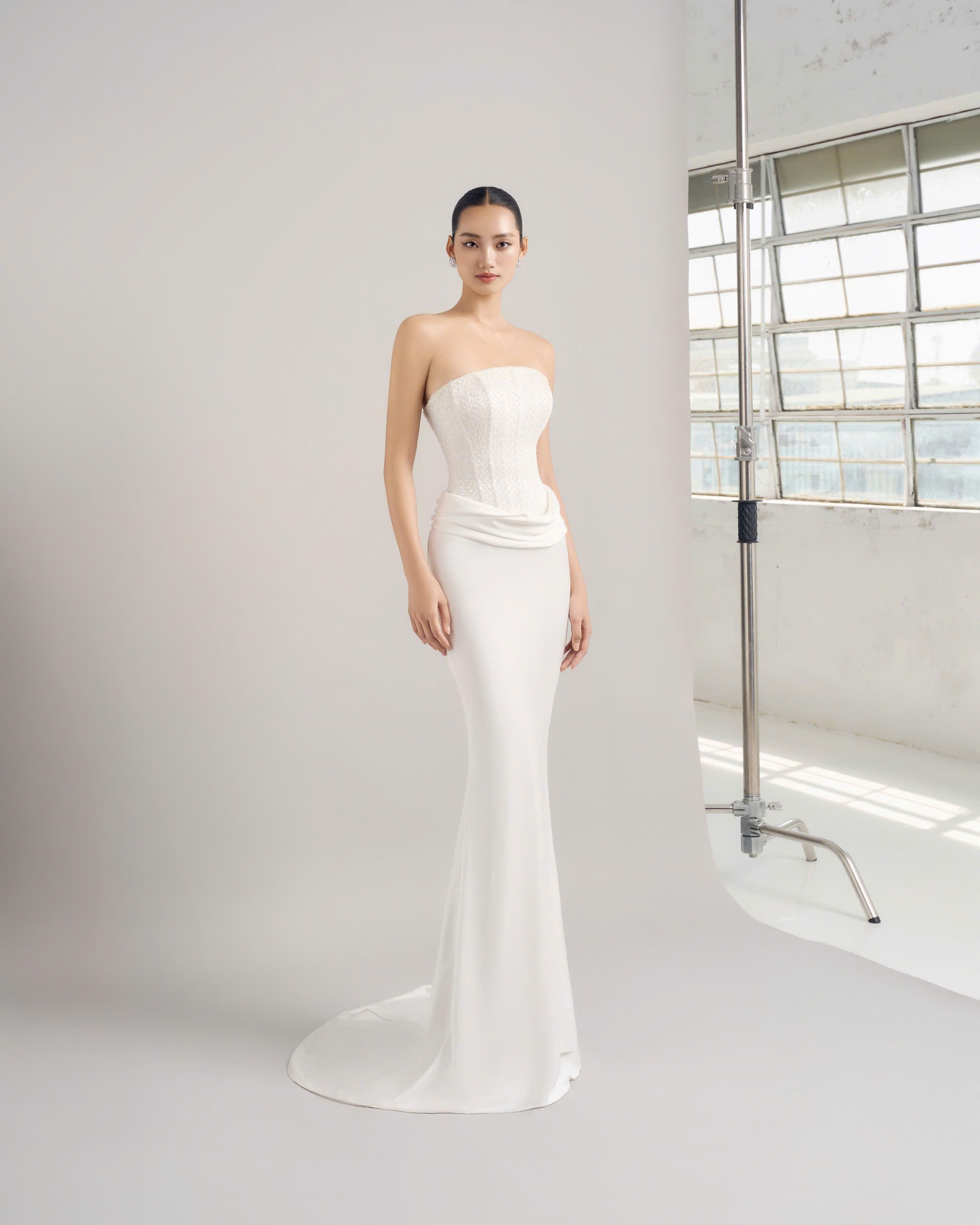 Crystal Sweetheart Beaded Gown