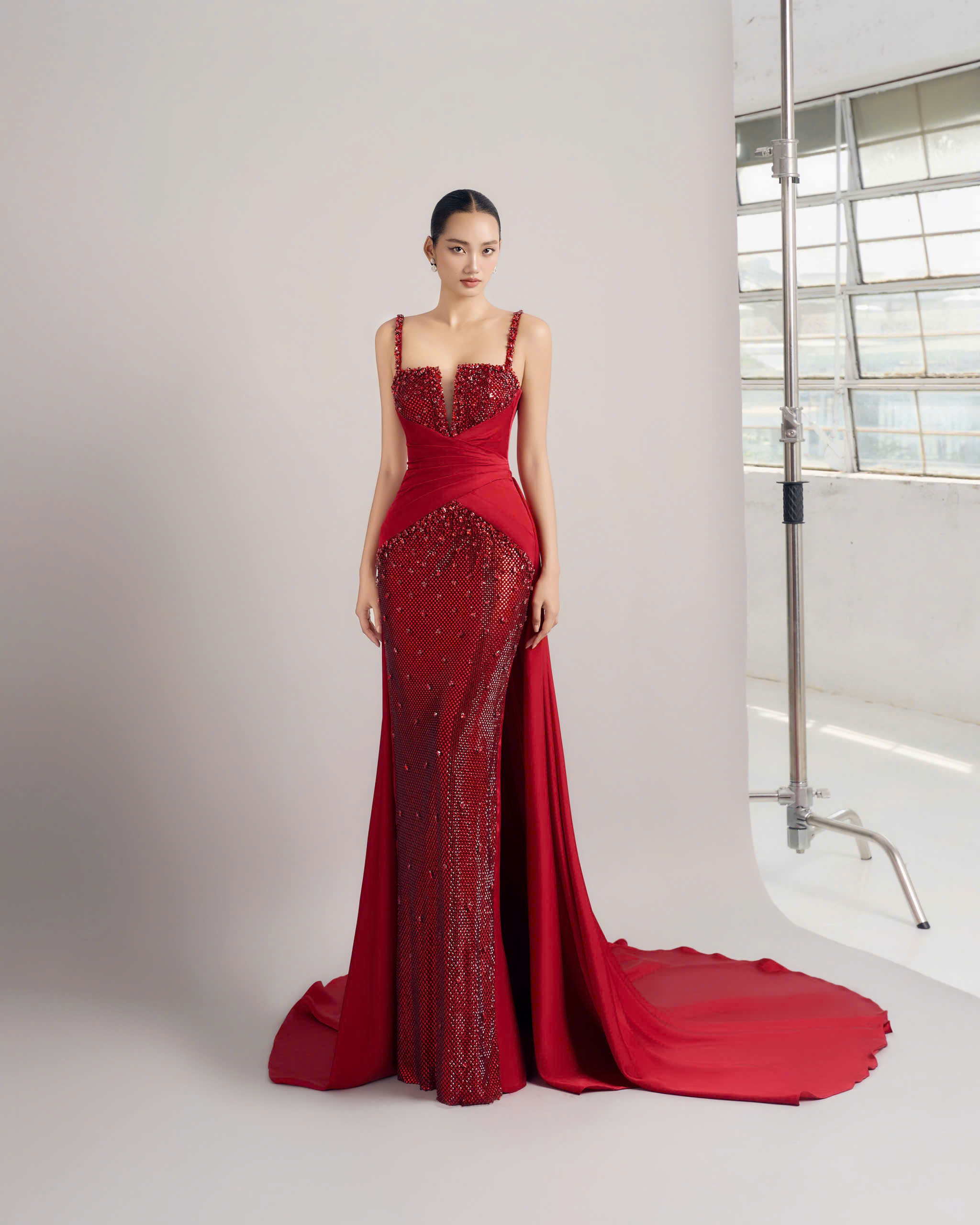 Strapless Opera Glove Gown